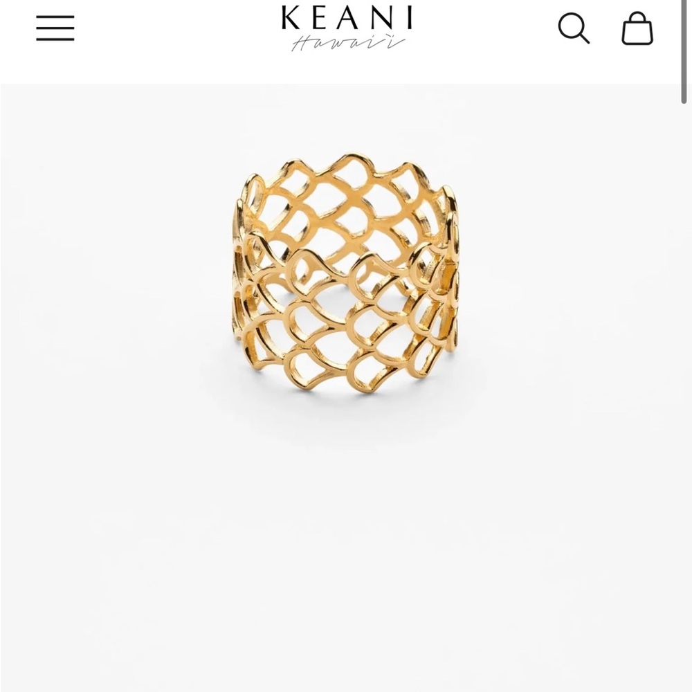 Gold Openwork mermaid Ring